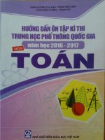 Hướng dẫn ôn tập kỳ thi THPT Quốc gia năm 2017 môn Toán - Đoàn Quỳnh