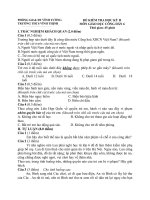 Đề thi học kì 2 môn GDCD lớp 6 năm 2017-2018 có đáp án – Trường THCS Vĩnh Thịnh