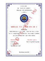 Luận văn kinh tế PHÂN TÍCH CÁC YẾU TỔ ẢNH HƯỞNG ĐẾN ĐỘNG LỰC LÀM VIỆC CỦA NHÂN VIÊN