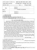 Đề thi học kì 2 môn Tiếng Việt lớp 5 năm 2019-2020 có đáp án - Trường Tiểu học Xuân Lộc