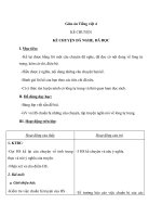 Bài Kể chuyện đã nghe, đã đọc (Tuần 6) - Giáo án Tiếng việt 4 - GV.N.Phương Hà