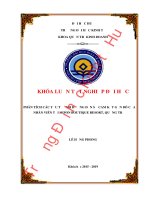 Luận văn kinh tế PHÂN TÍCH CÁC YẾU TỐ ẢNH HƯỞNG ĐẾN SỰ CAM KẾT GẮN BÓ CỦA NHÂN VIÊN TẠI SEPON BOUTIQUE RESORT, QUẢNG TRỊ