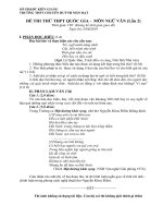 Đề thi thử THPT quốc gia môn Văn năm 2019 THPT chuyên Huỳnh Mẫn Đạt chi tiết - Lần 2 | Ngữ văn, Đề thi đại học - Ôn Luyện