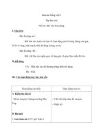 Giáo án bài Tập làm văn: Báo cáo hoạt động - Tiếng việt 3 - GV.N.Tấn Tài