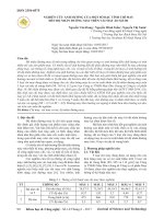 Nghiên cứu ảnh hưởng của một số đặc tính chỉ may đến độ nhăn đường may trên vải may áo sơ mi