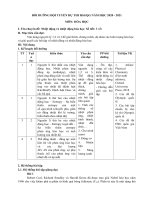 BỒI DƯỠNG ĐỘI TUYỂN DỰ THI HSG QUỐC GIA  MÔN HÓA HỌC NĂM 2020 2021