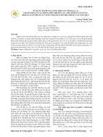 Sử dụng đánh giá vòng đời sản phẩm (LCA) cho đánh giá tác động môi trường của hệ thống sản xuất biogas tập trung từ chất thải rắn đô thị trong các tòa nhà