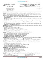 Đề kiểm tra học kì 1 môn Lịch sử lớp 12 năm 2017 - 2018 sở Quảng Nam có đáp án - Mã đề 602 | Lớp 12, Lịch sử - Ôn Luyện