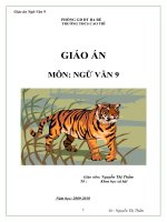 tuần1 giáo án ngữ văn 9 phòng gd đt ba bể trường thcs cao trĩ giáo án môn ngữ văn 9 giáo viên nguyễn thị thầm tổ khoa học xã hội năm học 2009 2010 tiết1 phong cách hồ chí minh ngày soạn 23 8 2009