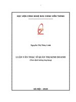 luận văn thạc sĩ giải pháp hoàn thiện hoạt động quản lý dự án đầu tư tại tổng công ty viễn thông mobifone 