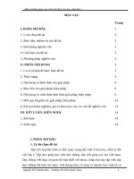 SKKN: Một số biện pháp rèn luyện chữ viết cho học sinh lớp 1