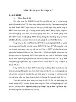 Quản lý đại lý tại tổng công ty bảo hiểm nhân thọ (tt) 