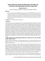 Định hướng phát triển hệ thống mạng lưới quốc gia các khu dự trữ sinh quyển thế giới của Việt Nam