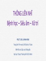 THÔNG LIÊN NHĨ Bệnh học – Siêu âm – Xử trí.PGS. TS. BS. Lê Minh Khôi.Trung tâm Tim mạch, BV Đại học Y Dược