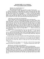 Bai phat bieu khai giang cua lanh dao