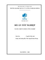 THIẾT KẾ CUNG CẤP ĐIỆN KẾT HỢP KHẢ NĂNG SỬ DỤNG ĐIỆN MẶT TRỜI ÁP MÁI KHU NHÀ ĐIỀU HÀNH - KHU CÔNG NGHIỆP ĐỒ SƠN HẢI PHÒNG TỐT NGHIỆP ĐẠI HỌC HỆ CHÍNH QUY