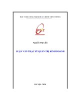 luận văn thạc sĩ nâng cao chất lượng  nhân viên kinh doanh tại trung tâm kinh doanh VNPT bắc ninh 