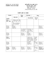 Đề thi học kì 2 môn Ngữ văn lớp 6 năm 2019-2020 có đáp án - Trường THCS Bàn Đạt