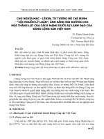 Chủ nghĩa Mác - Lênin, tư tưởng Hồ Chí Minh - “cội nguồn lý luận”, ánh sáng soi đường cho mọi thắng lợi của cách mạng dưới sự lãnh đạo của Đảng Cộng sản Việt Nam