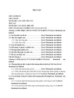 Phát triển một số thương hiệu đồ uống địa phương của tỉnh quảng ninh (tt) 