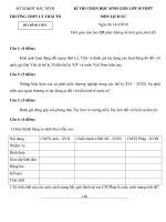 Đề thi chọn hsg lịch sử 10 năm 2017-2018 trường thpt Lý Thái Tổ Bắc Ninh