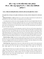 Đề cương Những nguyên lý cơ bản của chủ nghĩa Mác Lê nin