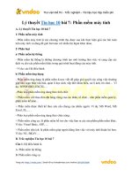 Lý thuyết Tin học 10 – Bài 7: Phần mềm máy tính