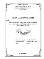 Biện pháp phát triển khả năng sáng tạo của trẻ 5 6 tuổi thông qua hoạt động vẽ ở trường mầm non 