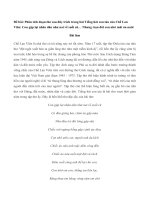 Phân tích đoạn thơ sau đây trích trong bài Tiếng hát con tàu của Chế Lan Viên: Con gặp lại nhân dân như nai về suối cũ… Nhưng trọn đời con nhớ mãi ơn nuôi