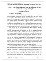 Sáng kiến kinh nghiệm: Một số biện pháp nhằm nâng cao chất lượng học tập môn Âm nhạc cho học sinh lớp 5