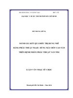 Đánh giá kết quả điều trị rung nhĩ bằng phẫu thuật maze dùng máy đốt cao tần trên bệnh nhân phẫu thuật van tim 