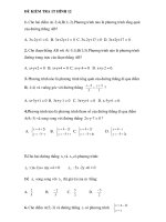 Đề kiểm tra 1 tiết Toán 12 (Có đáp án)