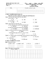 DE KTDK GKI MON TOAN LOP 4 NAM HOC 2010 2011