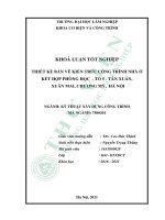 Thiết kế bản vẽ kiến trúc công trình nhà ở kết hợp phòng học   tổ 5   tân xuân, xuân mai, chương mỹ, hà nội 