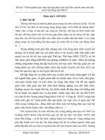 Sáng kiến kinh nghiệm THCS: Kinh nghiệm lựa chọn bài tập phát triển sức bền chuyên môn cho học sinh Cầu lông cấp THCS