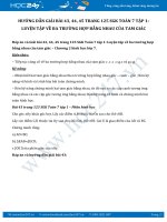 Giải bài tập Luyện tập về ba trường hợp bằng nhau của tam giác SGK Hình học 7 tập 1