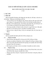 Giáo án môn Mĩ thuật lớp 1 sách Cánh Diều - Bài 13: Sáng tạo cùng vật liệu tái chế