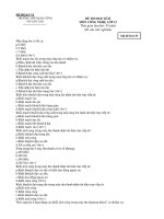 5 Đề thi HK2 môn Công nghệ lớp 12 - THPT Võ Văn Tần