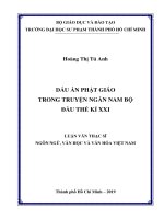 Dấu ấn phật giáo trong truyện ngắn nam bộ đầu thế kỷ xxi  