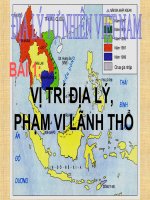 Bài giảng Địa lí lớp 12 - Bài 1: Vị trí địa lý, phạm vi lãnh thổ