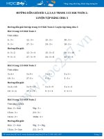 Giải bài tập Luyện tập bảng chia ba SGK Toán 2