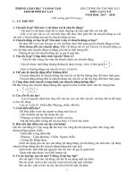 Đề cương ôn tập HK 2 môn Vật lí 8 năm 2017-2018 - Sở GD&ĐT TP Đà Lạt