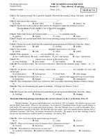 khao sat chat luong dau nam khoi 12