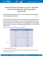 Giải bài tập Thực hành Phân tích tình hình phát triển công nghiệp ở Đông Nam Bộ SGK Địa lí 12