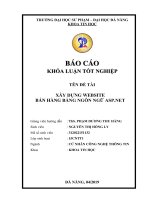 Xây dựng website bán hàng online bằng ngôn ngữ asp net 