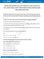 Hướng dẫn giải bài 43,44,45,46 trang 20,21 SGK Toán lớp 8 tập 1