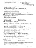 Đề kiểm tra HK1 môn GDCD lớp 12 năm 2017 - THPT Phạm Văn Đồng - Mã đề 357