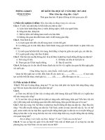 Đề thi học kì 1 môn GDCD lớp 9 năm 2017-2018 có đáp án - Phòng GD&ĐT Vĩnh Tường