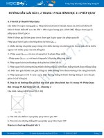 Hướng dẫn giải bài 1,2 trang 19 SGK Hình học 11