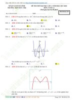 Đề thi thử ĐH môn Toán lần 1 năm 2017-2018 - Sở GD&ĐT Hà Tĩnh